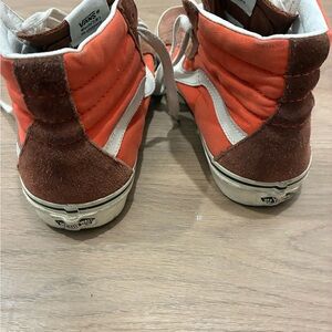Vans unisex High-Top Sneakers - Orange and Brown